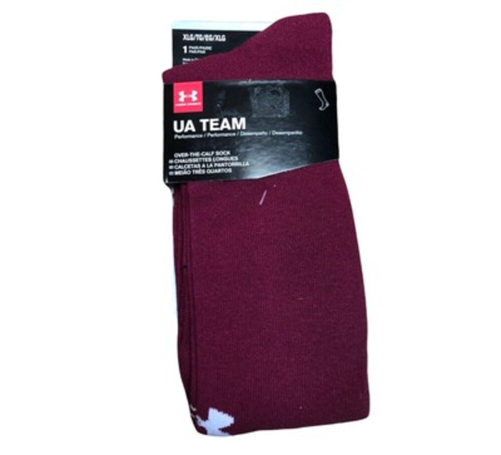 Under Armour UA Team Over The Calf Sock XLG 13-16